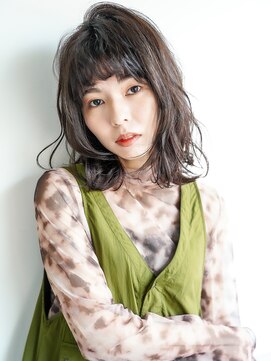 シェル 立川(shell) 大人可愛い☆小顔カットミディアムふわっと２０代３０代４０代