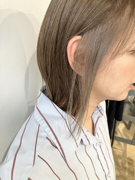 ナルヘアー 越谷(Nalu hair) おしゃれ白髪ぼかし/イヤリングカラー