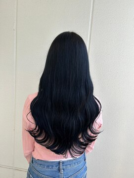 ガリカ シーム(Gallica/SEAM) 【桑原雪音】大人ブルーブラック/寒色系カラー/フェミニンロング