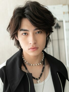 グルーミングサロン バーバー キャッスル 北浦和西口(Grooming salon Barber Castle) 前髪長めが◎無造作セクシーなグレーベージュウルフD北浦和