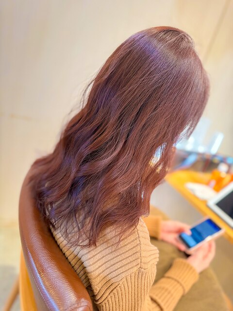 似合わせカット.レッドブラウン.ブラウンヘアー