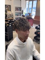 クオンヒール 堺筋本町店(QUON HEAL) ツイストスパイラルパーマ×ハイライト