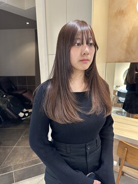 テトラ バイ ネオリーブ 横浜西口店(tetra by neolive) レイヤーカット 透明感ベージュ