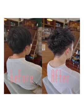 スミカ(sumica) #メンズパーマ #スッキリ #短髪男子