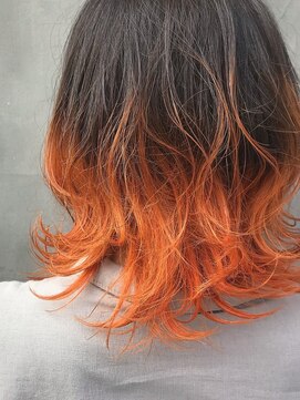 テーラヘアー 稲毛店(TELA HAIR) オレンジ☆グラデーション