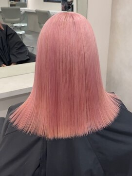 ベレーザ 渋谷(BELEZA) 11782髪質改善ストレートラベンダーミルクティーホワイトピンク