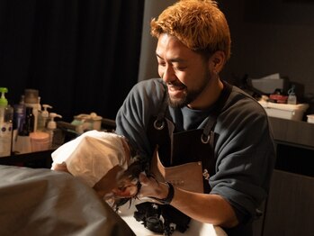 ザ ブライト バーバー(The BRIGHT BARBER)の写真/【荒町/五橋駅徒歩5分】”ジオ”シリーズ新作スパが魅力★完全個室のスパブースで極上な癒しと健康な頭皮へ