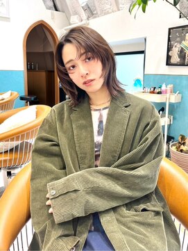 ロンド レグリーズ 立川(Lond leglise) ミニボブレイヤー/レイヤーカット/ウォームベージュ/顔周り/立川