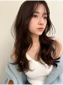 ハイライトバレイヤージュダブルカラーケアブリーチ30代40代