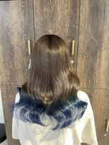 アジールヘア 池袋東口店(agir hair)&nbsp;人気/ブルー/ブルーアッシュ/グラデーション/レイヤー/池袋