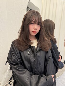 ボタン ハカタ(VOTAN hakata) レイヤーカット/オリーブグレージュ/前髪顔周りカット