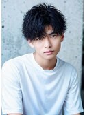 メンズマッシュメンズヘア波巻きスパイラルパーマ波巻きパーマ