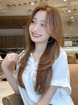 グランド(GRAND)&nbsp;セミロング30代40代ストレートレイヤー前髪なし前髪あり表参道