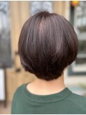 髪質改善大人可愛い20代30代40代50代ショートボブ