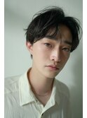 メンズカットパーマニュアンスフェザー毛流れスパイラル登戸