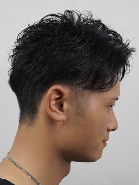 カズヘア 段原店(Kazu Hair) ツーブロック×七三スタイル