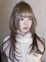 ボコカ(bococa)&nbsp;【macana指名】ロングレイヤーカットオリーブブラウン