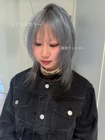 ノラ シンディ(NORA CYNDY) 裾カラー エンドカラー デザインカラー ハッシュカット