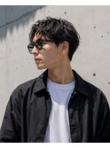 メンズショート×スパイラルパーマ6.4ニュアンスパーマ