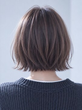 ヘアーループセラデザインワークス(Hair ruup Sela design works) 表面に束感、空気感たっぷり大人ボブスタイル