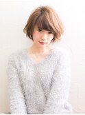 Noz中島 イルミナカラー フリンジバングタンバルモリボブ