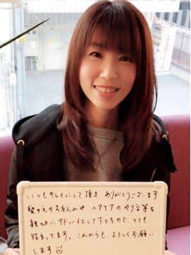 フルブライト(Full Bright) 口コミ人気美容室心斎橋★無造作カールデザインカラーロング