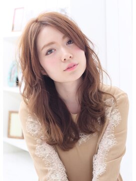 ヘアーズ ベリー 古市店(hairs BERRY) 透明感とおしゃれ感を融合した無造作ロング