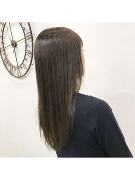 ナット(Nat) セミロング×マットネイビー