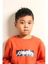 メリケンバーバーショップ フクオカ(MERICAN BARBERSHOP FUK)&nbsp;テクノサイドパートショートセミウェットワイルドアップバング10