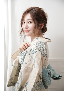 キャンバス バイ ネオリーブ 横浜西口(Canvas by neo.) はんなり浴衣&ヘアセット★ 横浜 花火 浴衣着付け ヘアセット