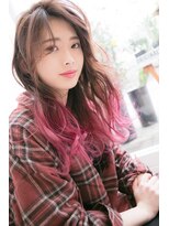 ルクア 恵比寿(LUCUA)&nbsp;ローズピンク×ゆるウェーブ