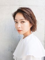 マイロ(mailo) かきあげヘア×ウエーブヘア