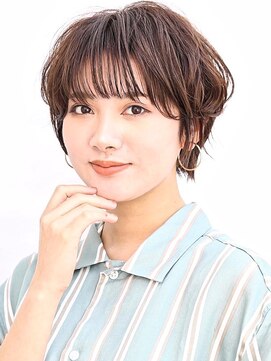 ヘアメイク フレンシア(hair make flencia) シースルーバングとマッシュ