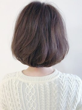 リコ(LIKO) 大人のやわらかボブ☆ゆるふわ/ピンク系カラー/お手入れ簡単ヘア