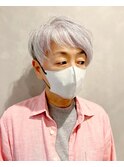 【Lateliercontent MIHO】40代50代60代　グレイヘアショート