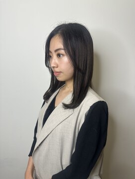 ゼンドットカラスマ(Zen.karasuma) 黒髪×地毛風ストレート