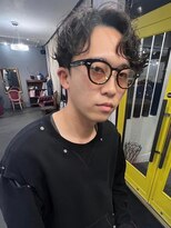 ナービス(NARVIS)&nbsp;メンズ/パーマ/センターパート