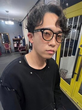 ナービス(NARVIS) メンズ/パーマ/センターパート