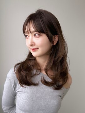 ニューヨークニューヨーク 梅田茶屋町店(NYNY) ワンカールレイヤー　マロンベージュ