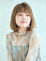 ビィシャイン 小野店&nbsp;毛先ワンカールのふんわりボブ