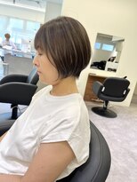 ノーティー(NORTY)&nbsp;くびれショート/ぼかしハイライト/グレージュカラー