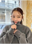 【韓国風♪】カチモリハーフアップ