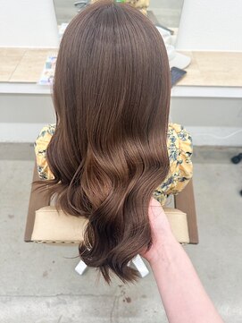 エトレ(etore) 【ブリーチなしダブルカラー】艶×透明感カラーココアグレージュ