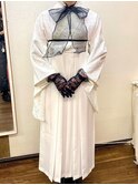 卒業式♪工夫次第で♪『個性的袴着付け＋ショートヘアセット』