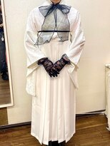 ヘアセットアップス(UP's) 卒業式♪工夫次第で♪『個性的袴着付け＋ショートヘアセット』
