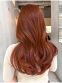ロング顔周りレイヤー美髪韓国ヘア_ba469331