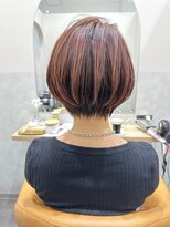 カロン バイ ジーナ 柏の葉キャンパス(Kalon by Zina)&nbsp;ハイライト×ピンクオレンジ【kalon柏の葉キャンパス  安藤渉】