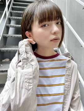 ソト 銀座(soto.) ハイライトカラー/くびれヘア/レイヤーパーマ/ミニボブ[銀座]