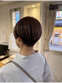 アンブレラカラー　ショートボブ