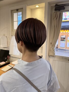 ヘアサロン リーフ(Hair Salon Leaf) アンブレラカラー　ショートボブ